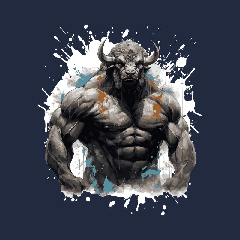 Musculation des muscles du bison