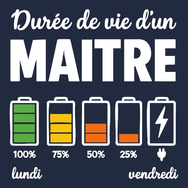 Maitre D'école Pour Fin D'année Scolaire