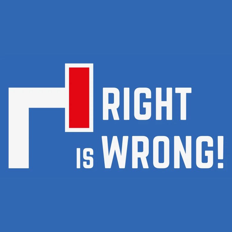 Right Is Wrong! Gegen Rechts & Rechte Parteien V1