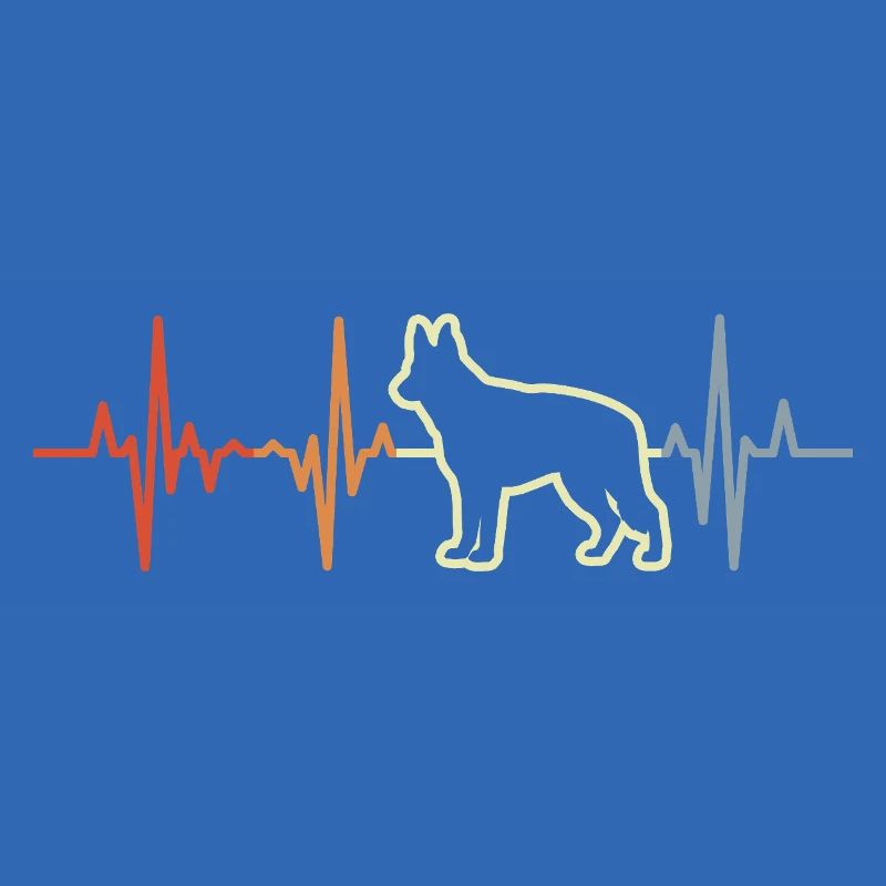 German Shepherd Heart Line