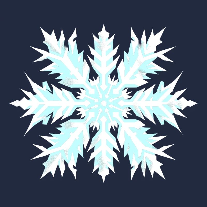 Jupe blanche flocon de neige Noël
