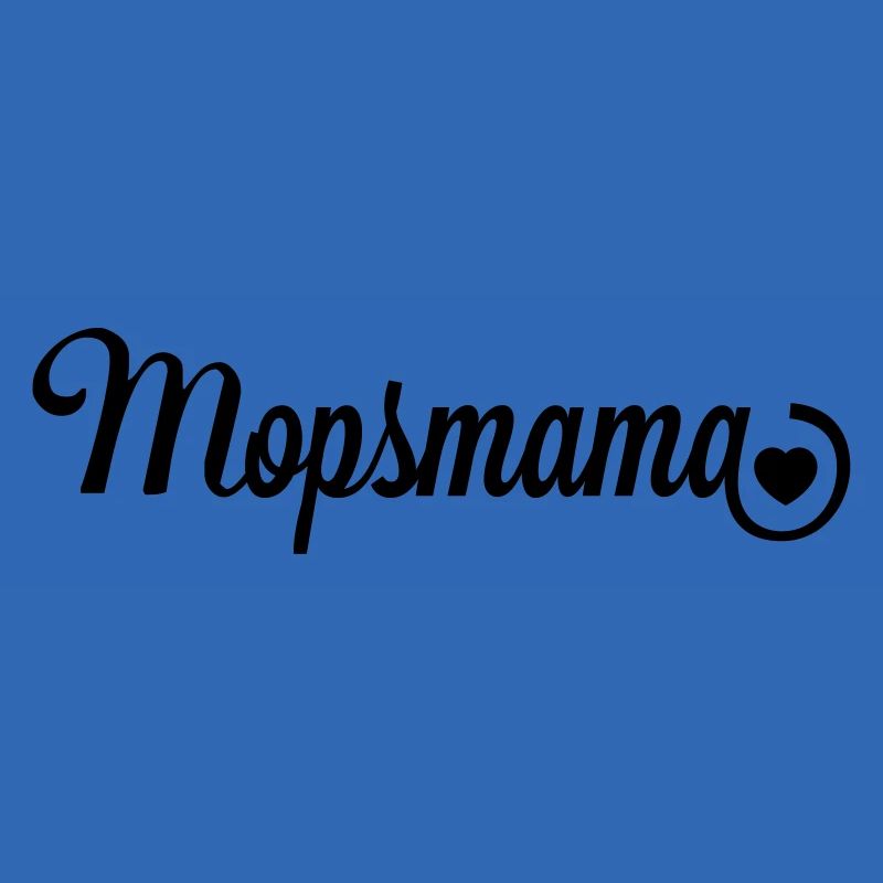 Mopsmama mit Herz