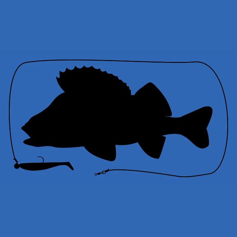 Perch with softbait