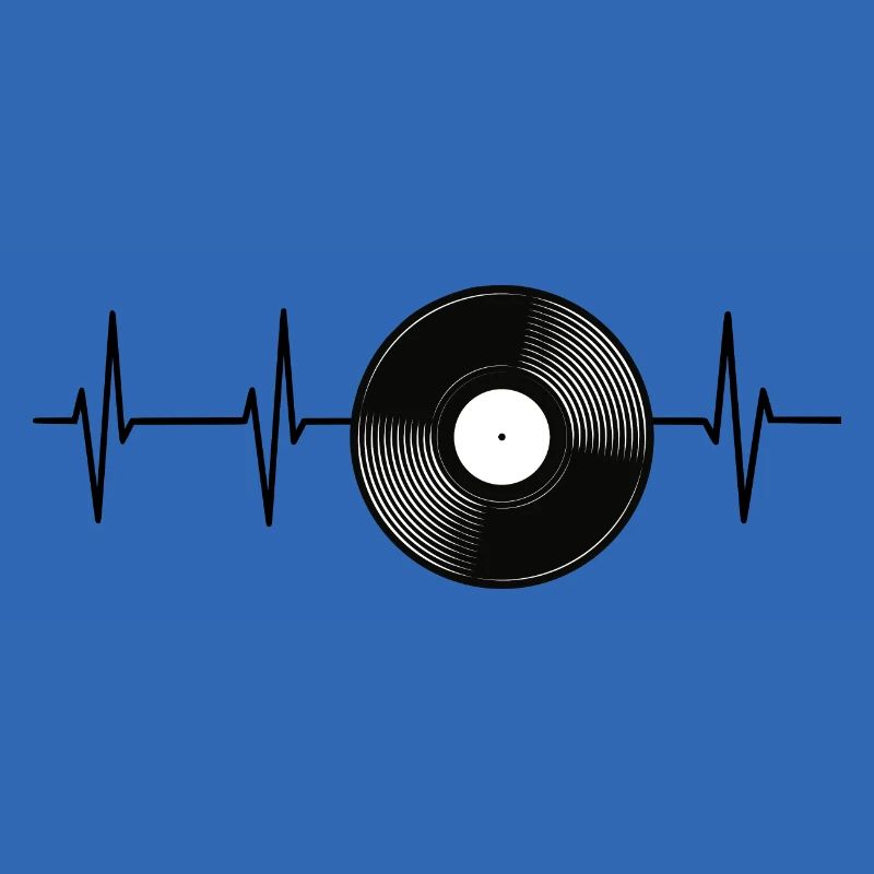 Herzfrequenz Schallplatte