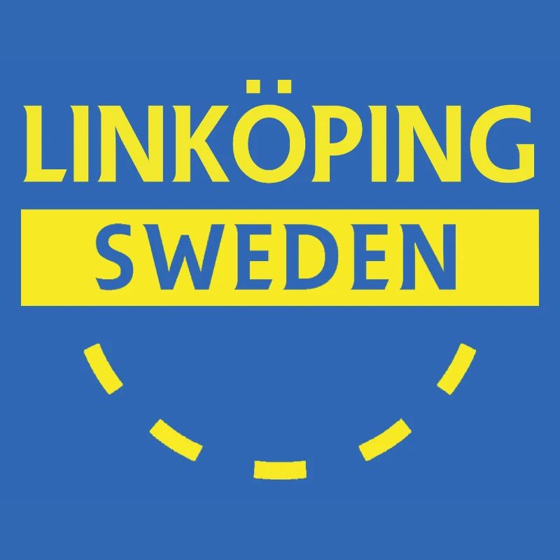 Linköping Sweden Neon text