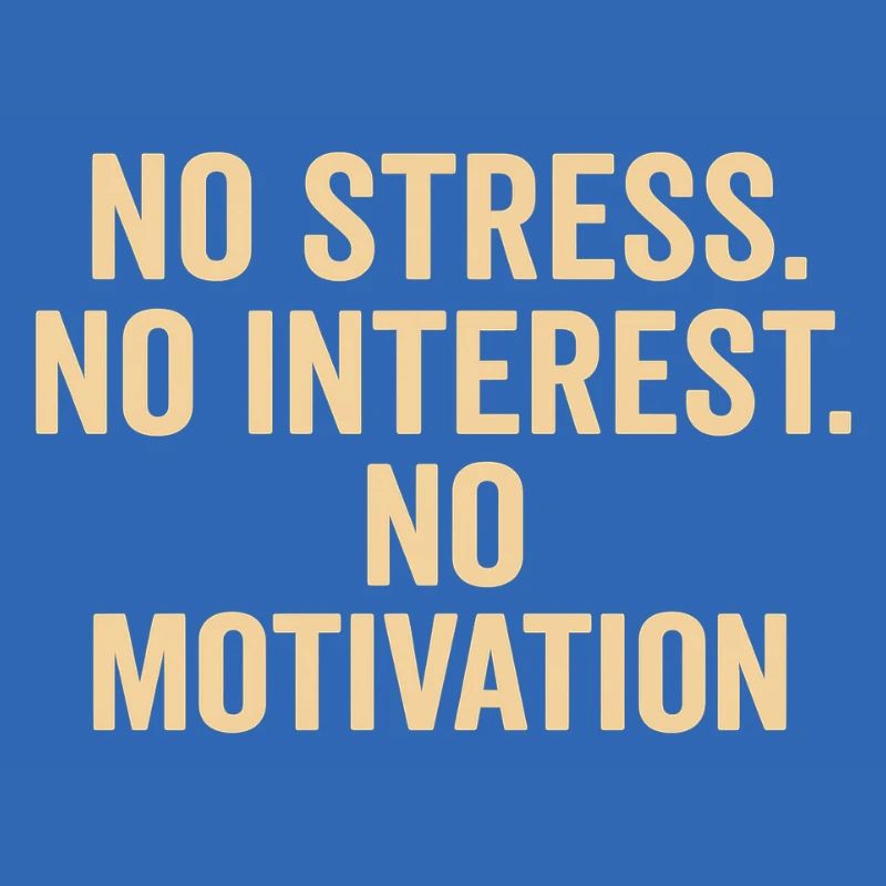 Pas de stress, pas de motivation