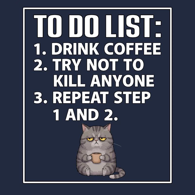 Evil Cat to do list