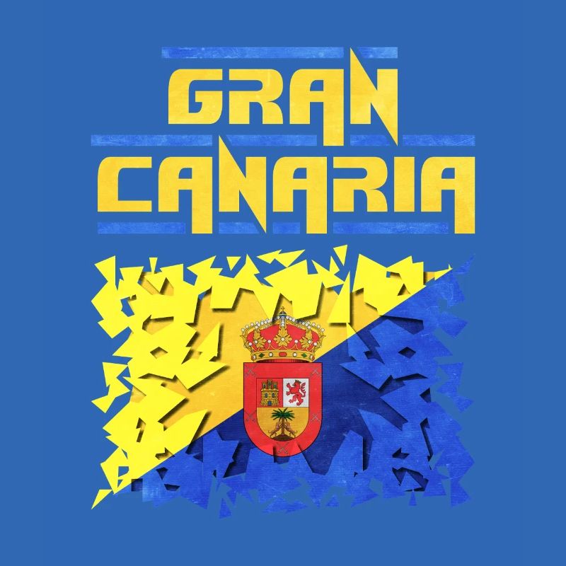 Puzzle de conception du drapeau de Gran Canaria