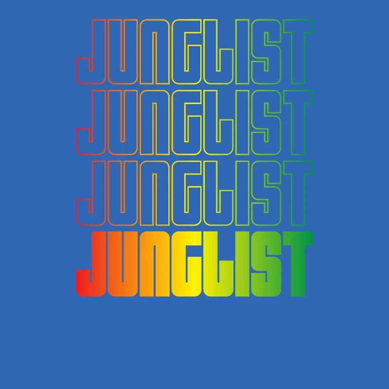 Junglist Gradient Text DNB