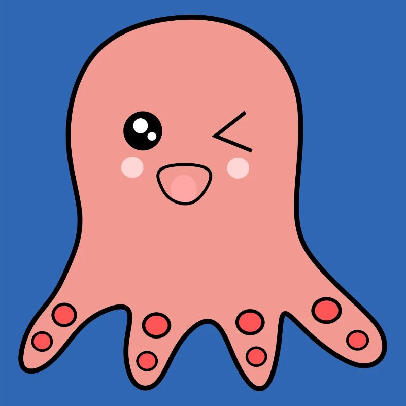 Oktopus Meerestiere
