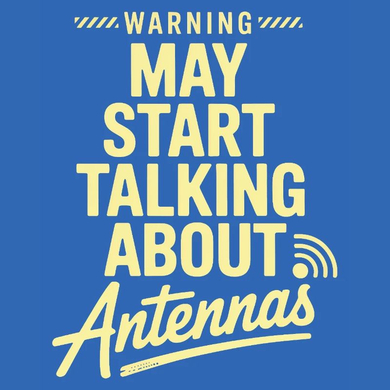 Affiche de discussion sur l’antenne de la satire rétro tech