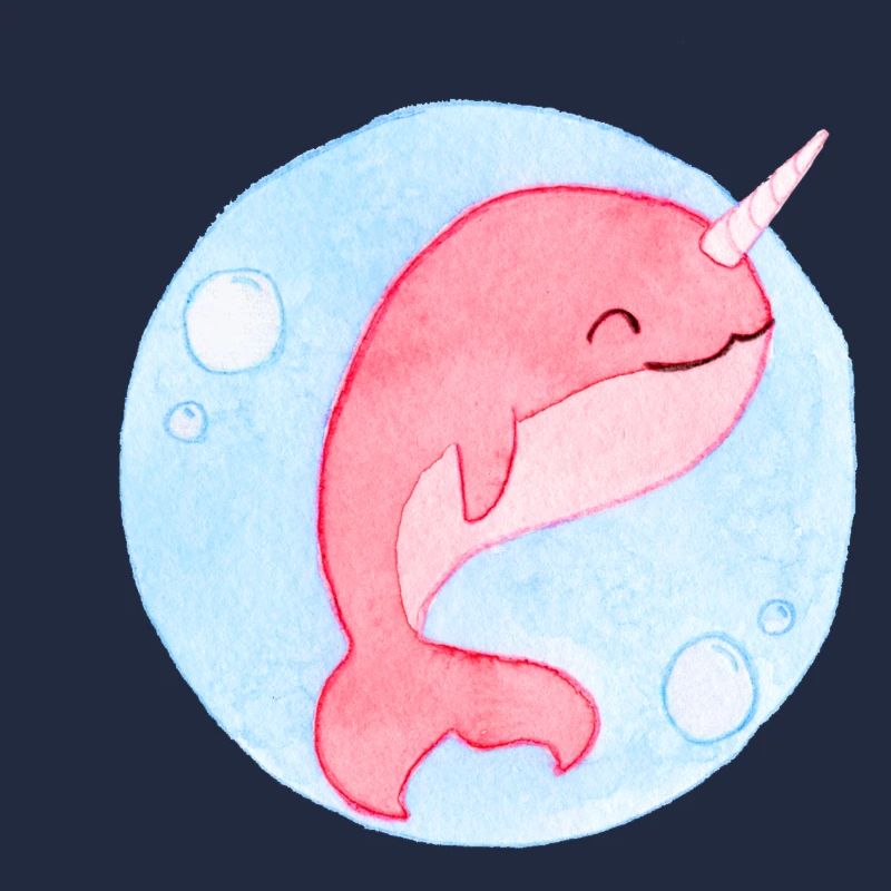 Mignon bébé baleine
