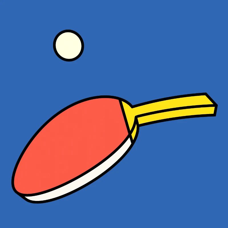 Ping Pong - Paddle & Ball