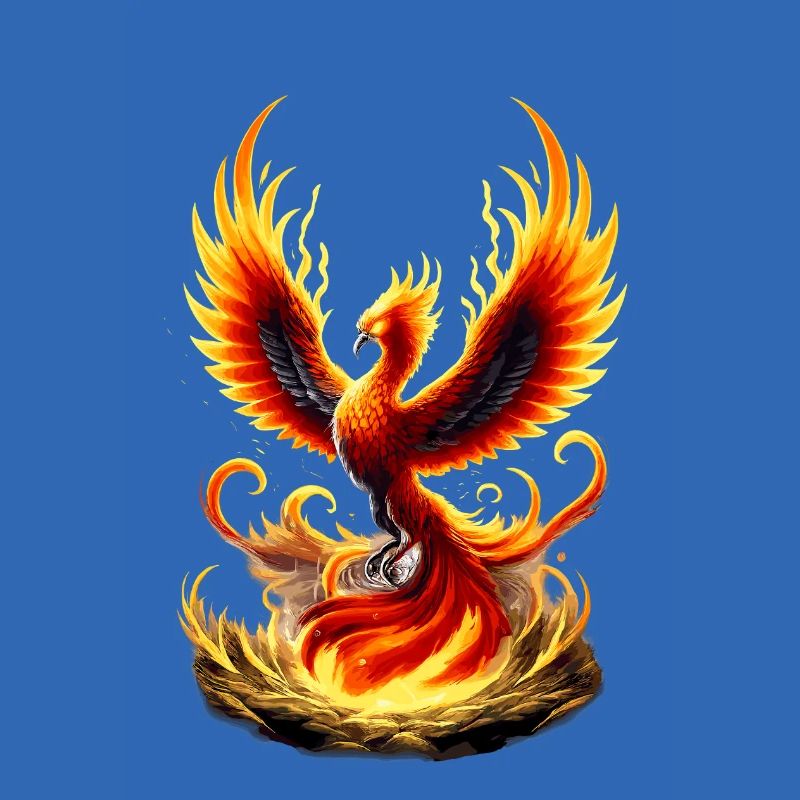 Fire Phoenix Flame Vortex