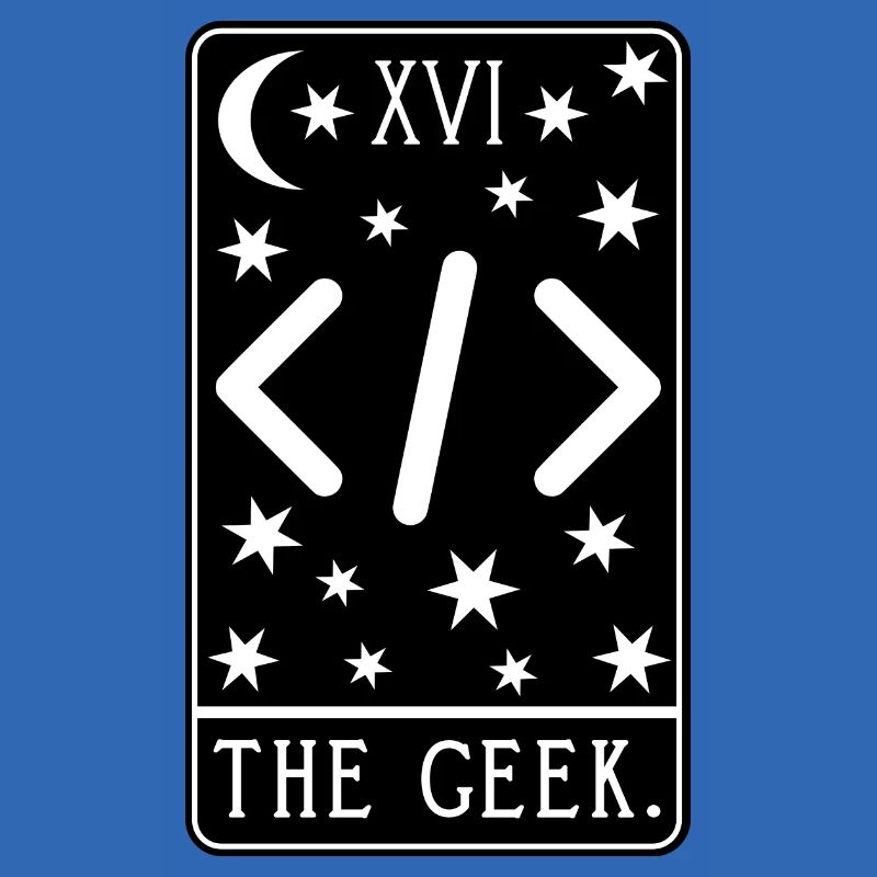 Carte de Tarot Programmeur - Code de développeur Coding Geek