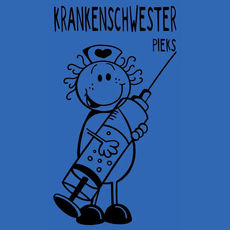 Krankenschwester mit Spritze - Geschenk