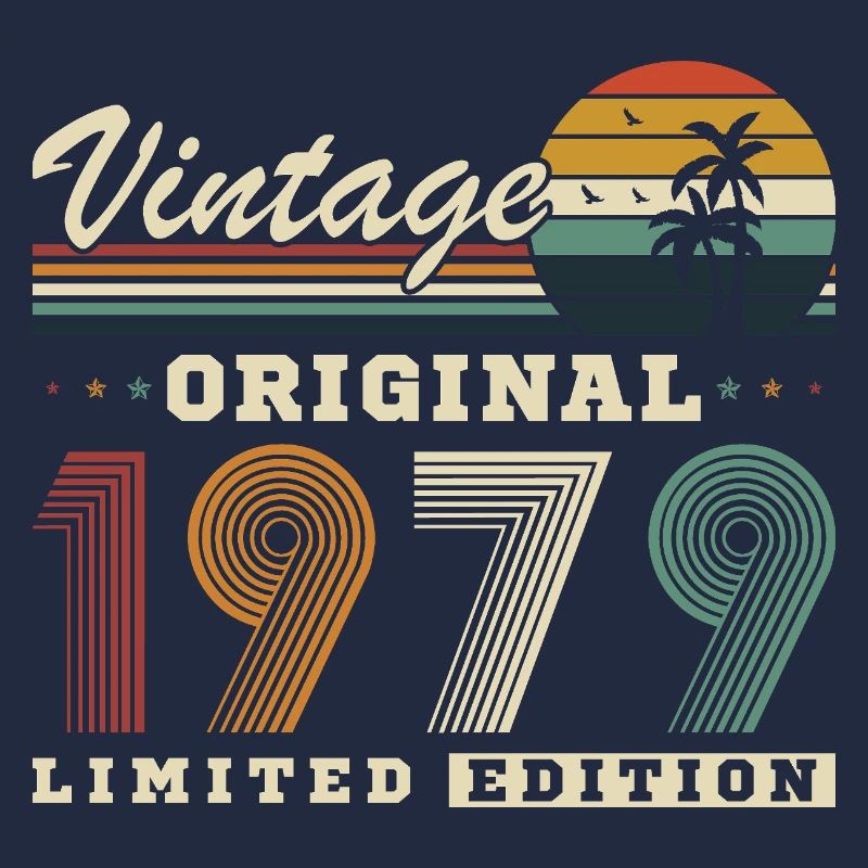 Original 1979 Vintage Retro Geburtstagsgeschenk