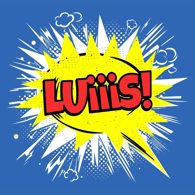 Luis Name Funny Speech Bubble Luiiis!