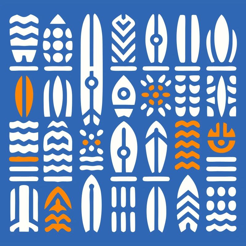 Abstract Surf and Wave Patterns