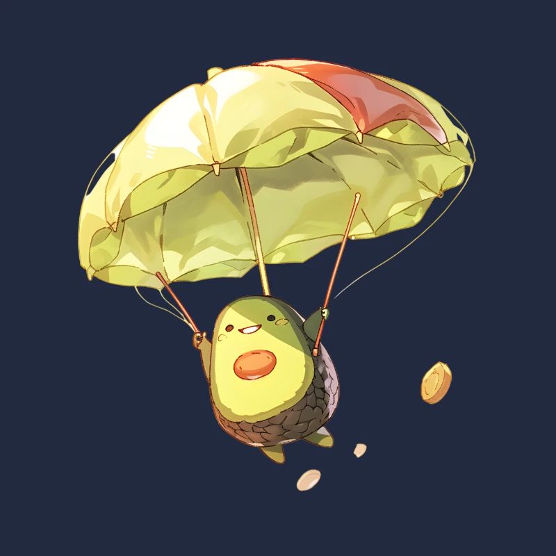 Skydiving Avocado