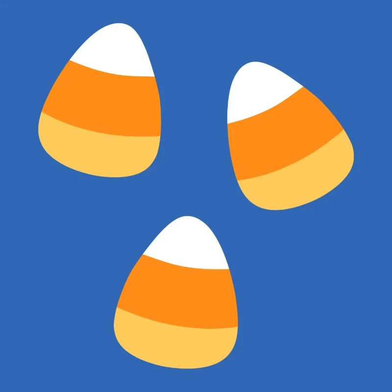 Candy Corn Halloween Muster