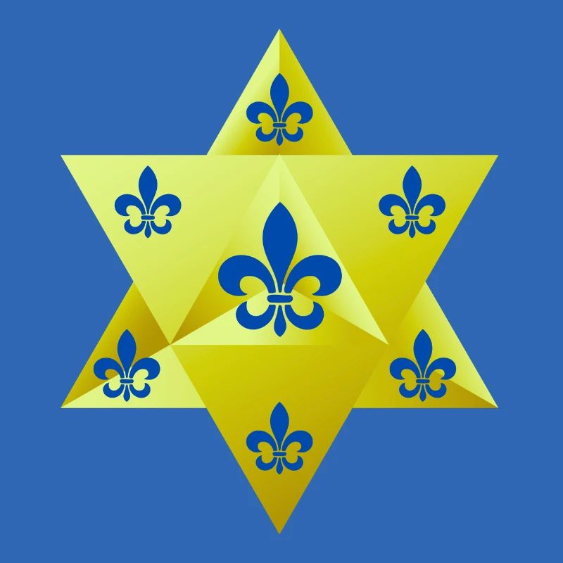 Merkaba Star & Feur de lis