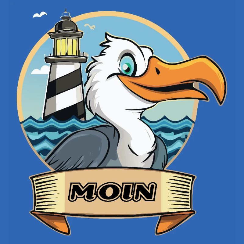 Moin -Möve avec phare