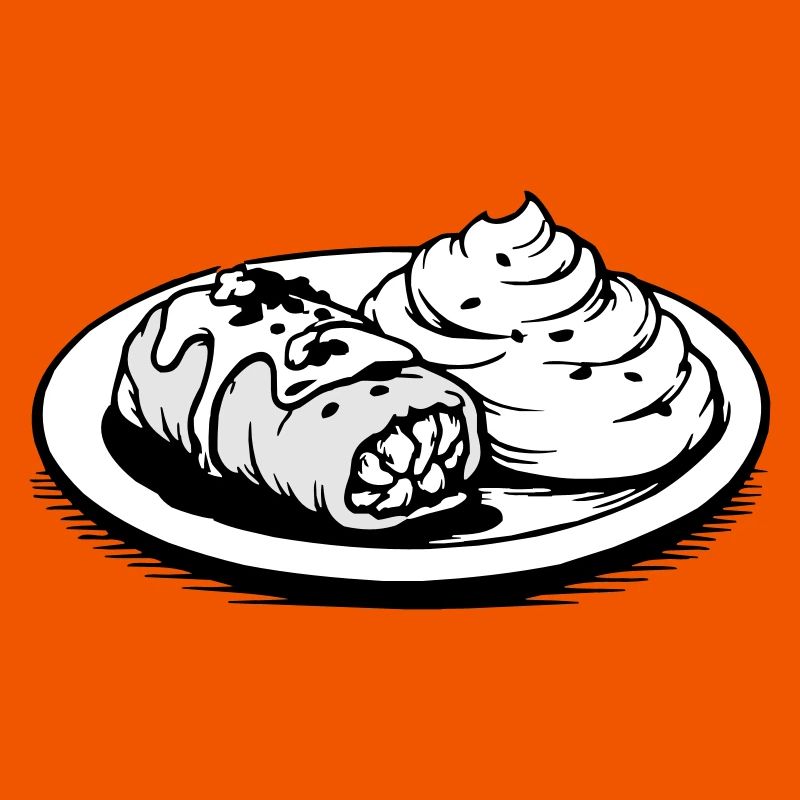 Wrap de chou Golubzi avec purée de pommes de terre