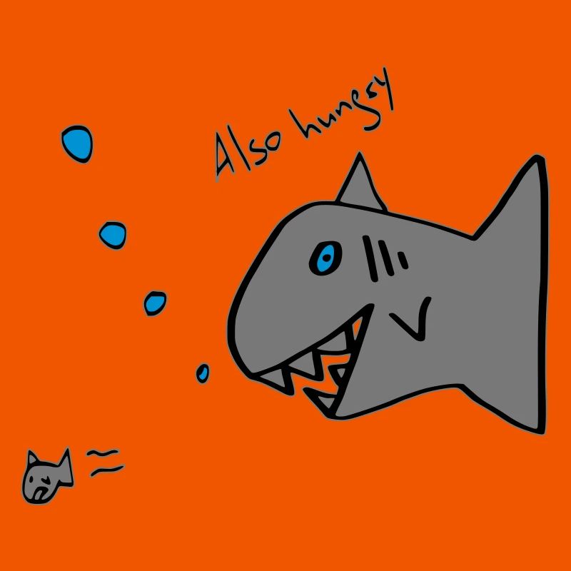 alors hungry fish