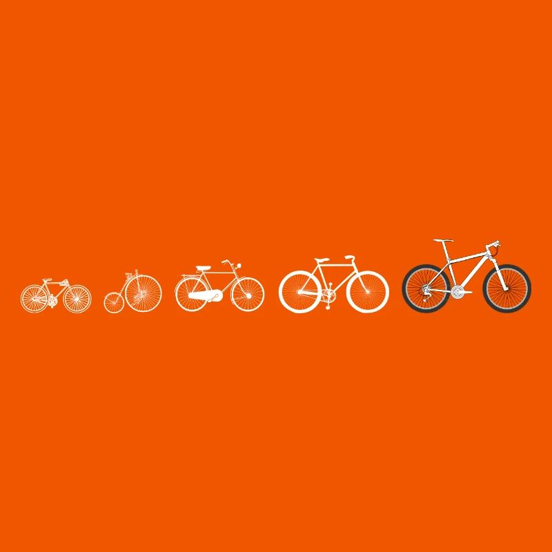 Evolutionsentwicklung des Radfahrens