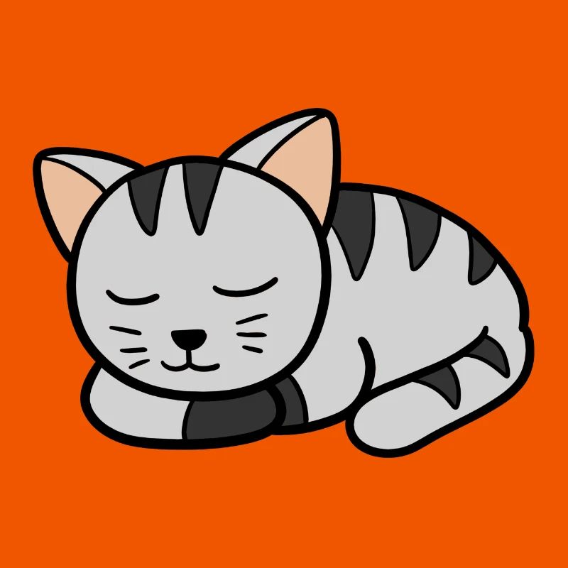 Sleeping Kitten