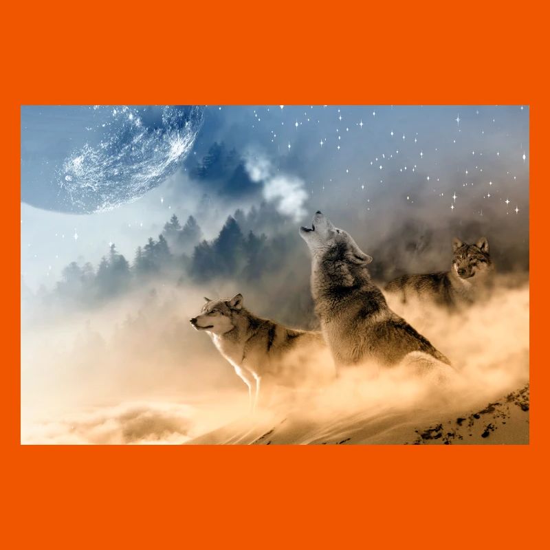Wolves Howling At The Moon / Beautiful Wolves