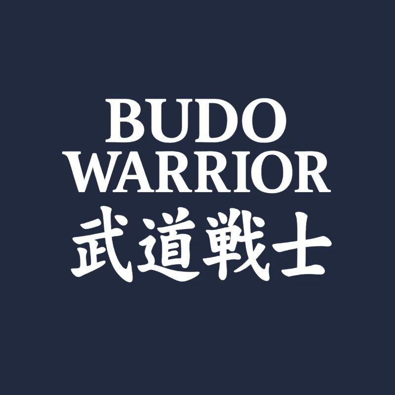 Budo-Krieger-Kampfkunst-Emblem