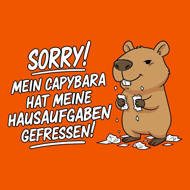 Pardon! Capybara a mangé mes devoirs