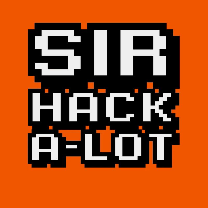 Computer hacken und Pixel-Kunst Sir Hack A Lot