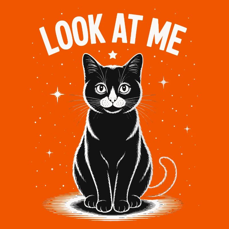 Regarde-moi - Ciel étoilé de chat