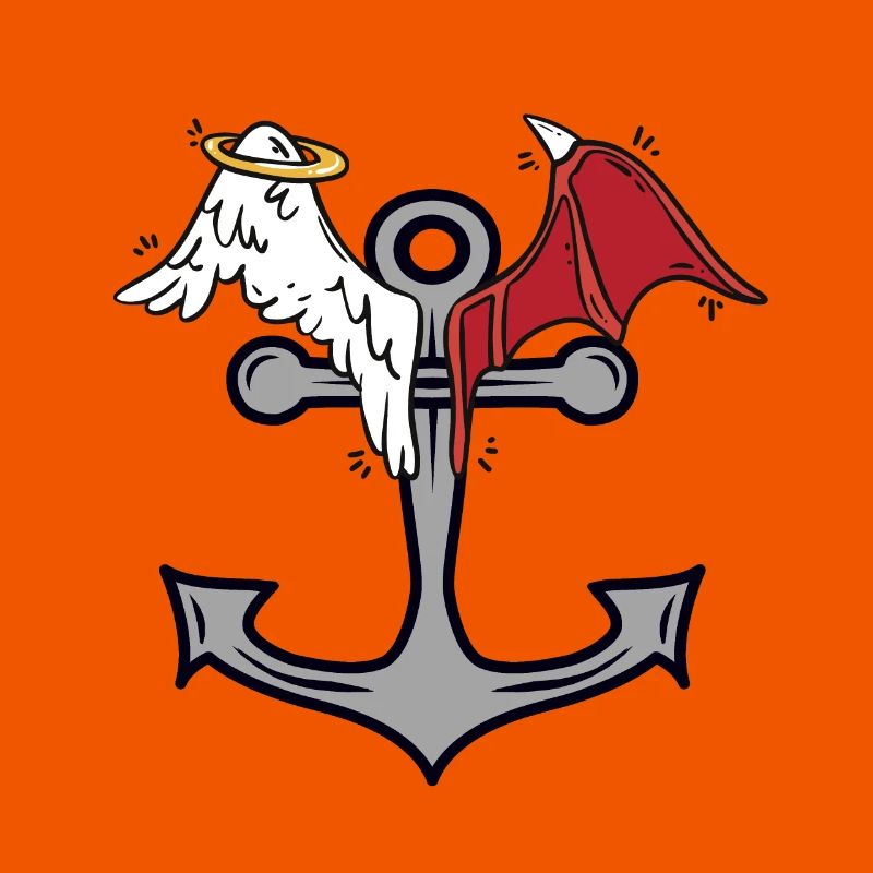 anchor seafaring heavenly devilish maritime