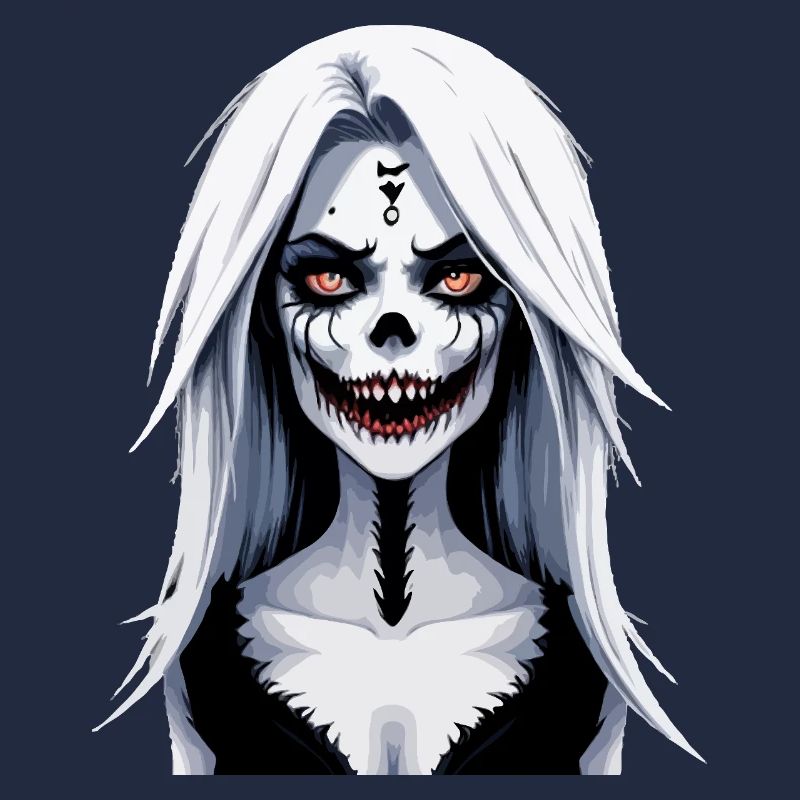 Skelett Gesicht Banshee Halloween