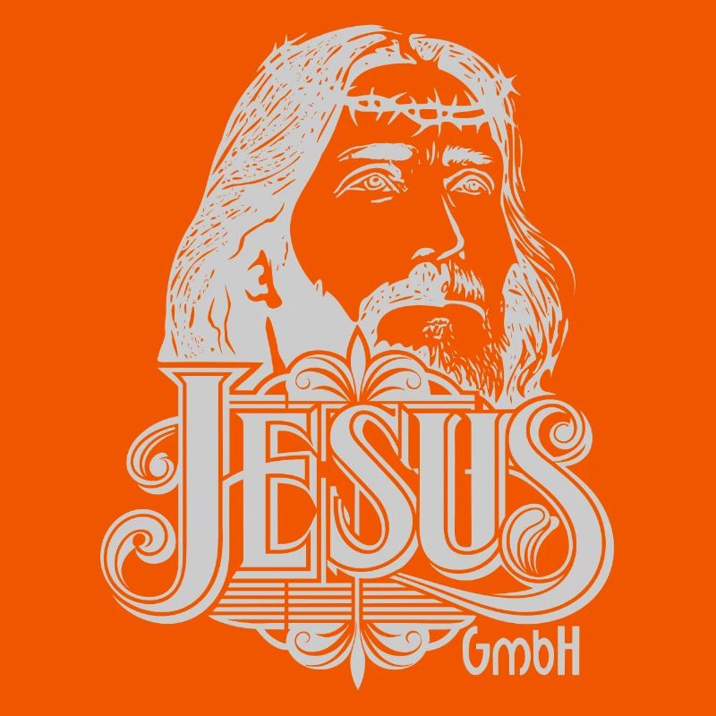 Jesus Kopf hellgrau