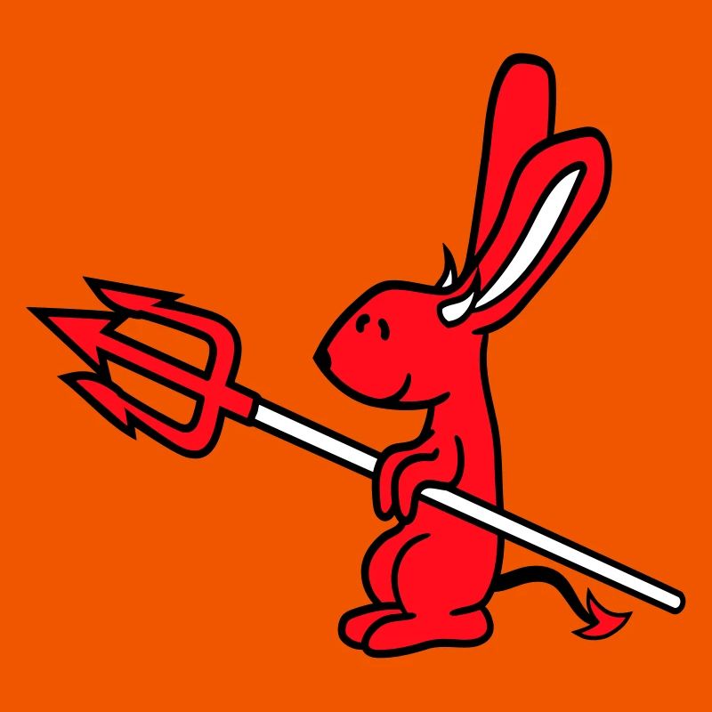 Bunny Devil Démon Mal Satan Enfer Trident Costume