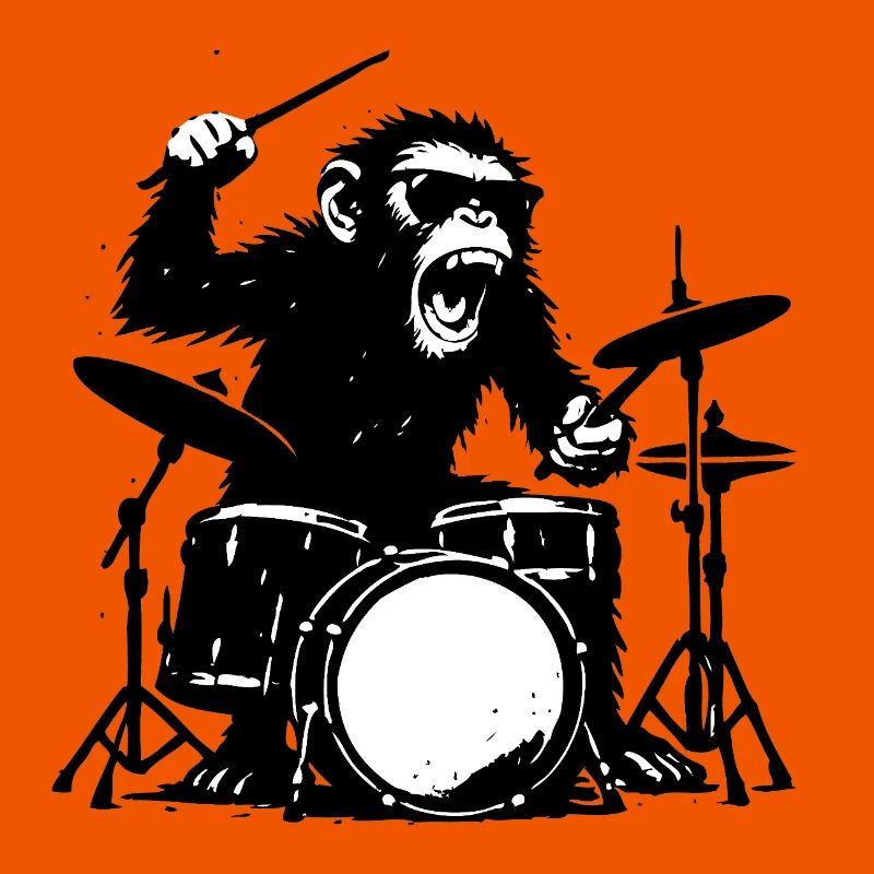 Wild Drum Monkey