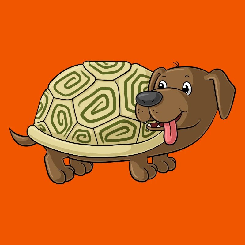 Cute cartoon Dachshund Toad