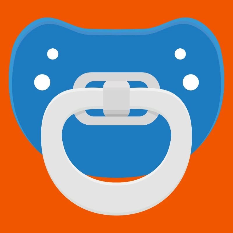 Blue pacifier