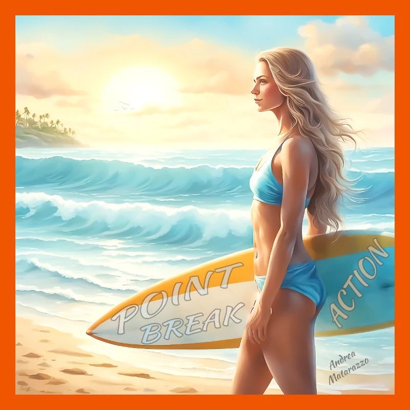 Mädchen Action Surf Point Break 2