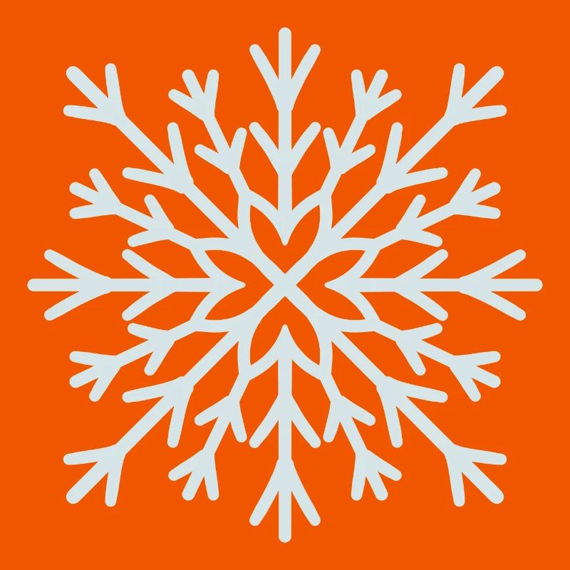 Frostiger Schneeflockenglanz