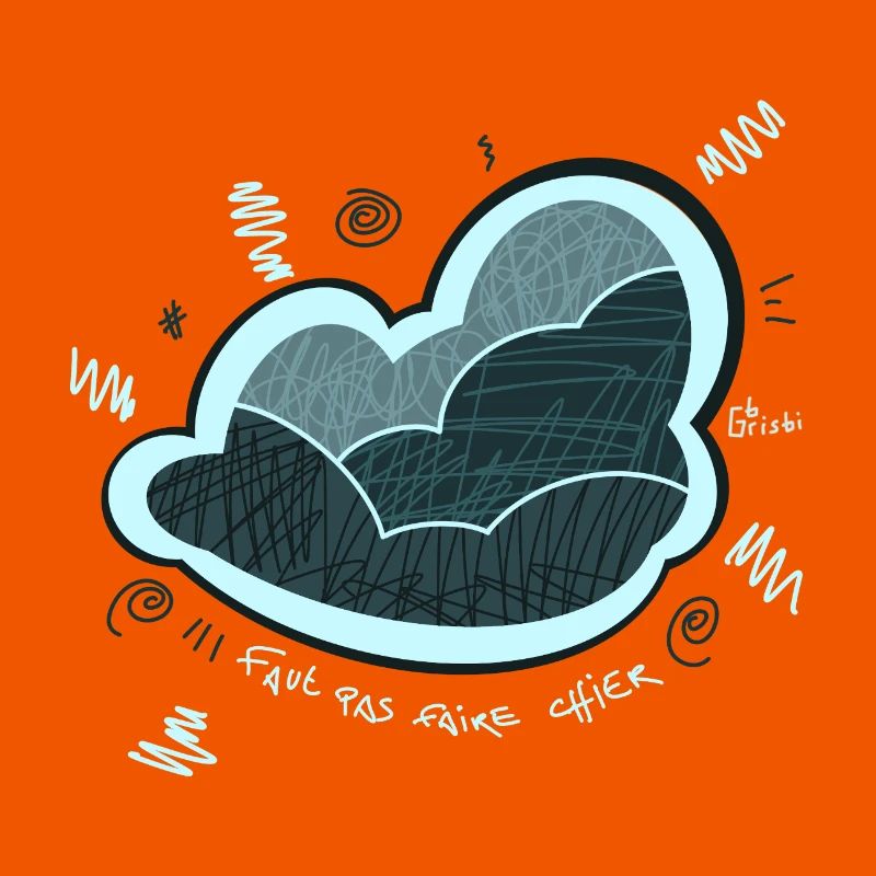 Cloud, emotion, angry