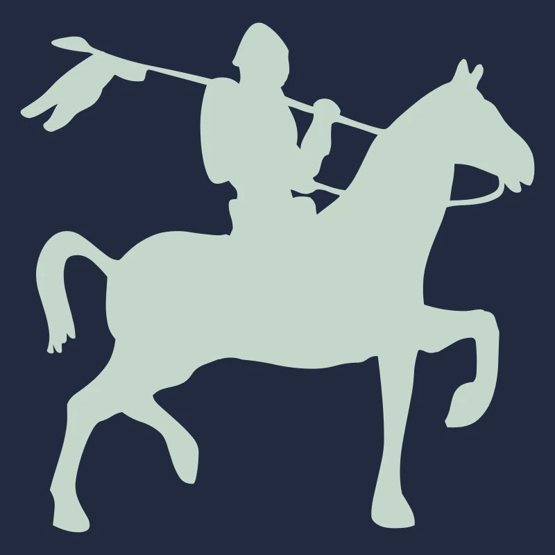 Chevalier guerrier à cheval