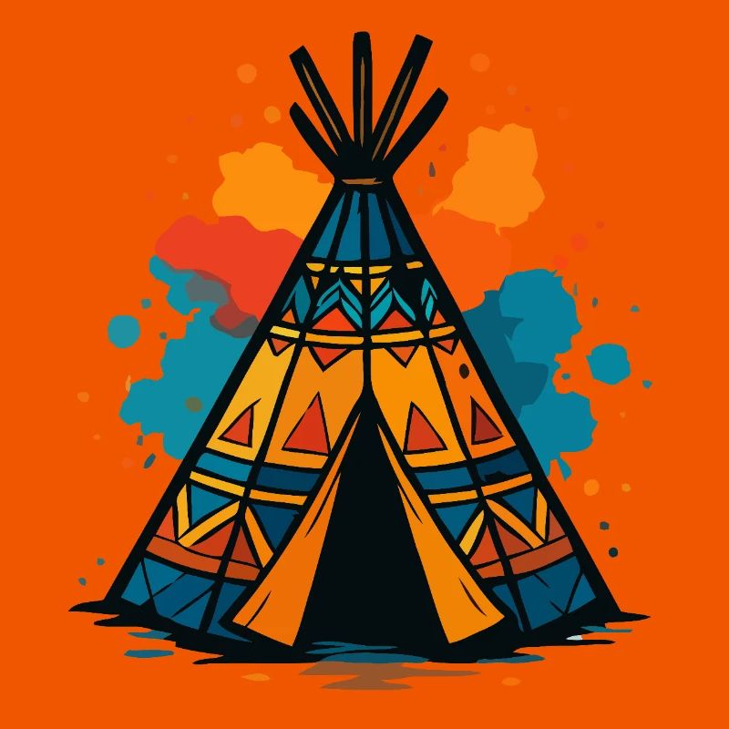 Tribal Teepee Splash