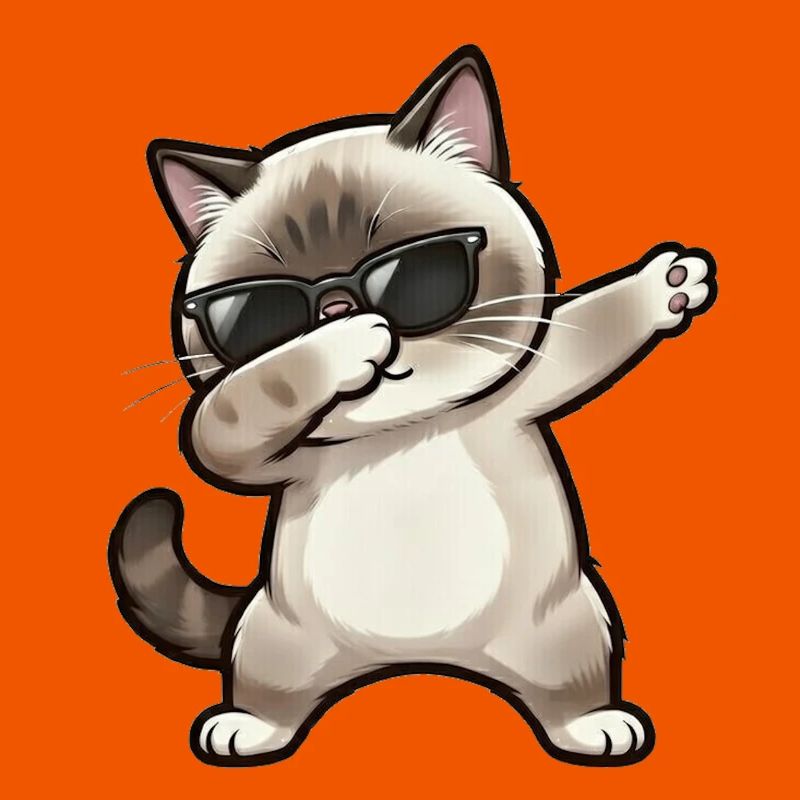 Dabbing Ragdoll Cat