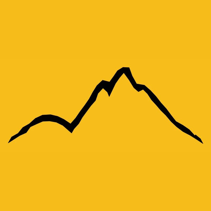 Conception de lignes de belles montagnes
